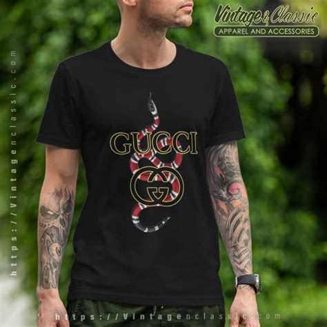 gucci t shirt snake fake|gucci polo shirt snake collar.